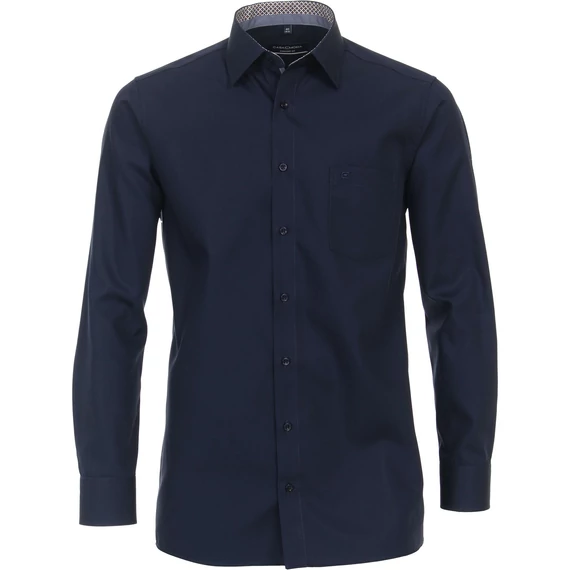 Casa Moda sötétkék hosszú ujjú 72 cm férfi elegáns ing nagyméretben