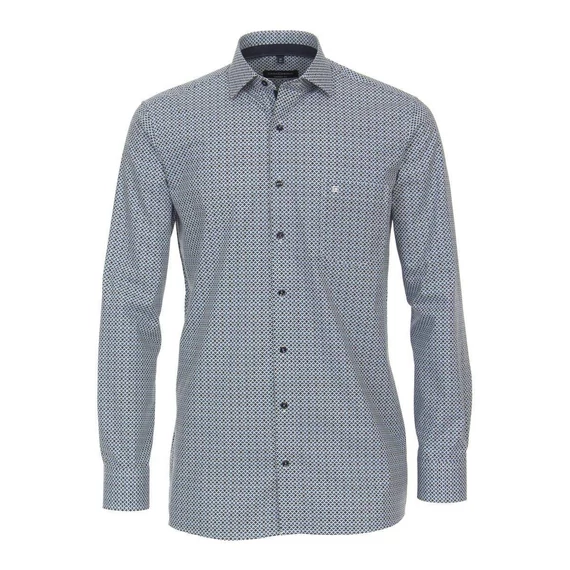 Casa Moda kék hosszú ujjú 72 cm férfi elegáns  ing nagyméretben