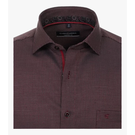 Casa Moda bordó hosszú ujjú ing