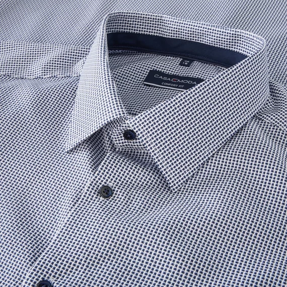 Casa Moda hosszú ujjú kék férfi ing nagyméretben