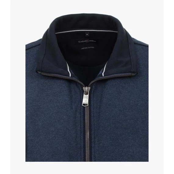 Casa Moda sötétkék férfi pulóver nagyméretben