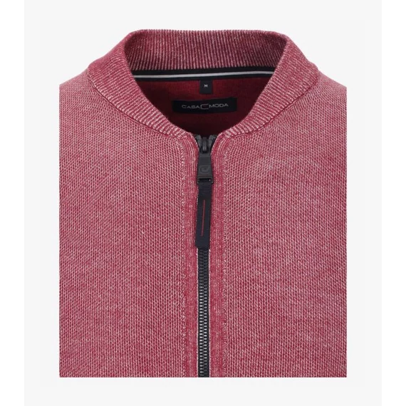 Casa Moda mályva színű férfi kardigán nagyméretben