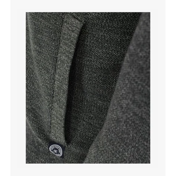 Casa Moda sötétzöld férfi kardigán nagyméretben