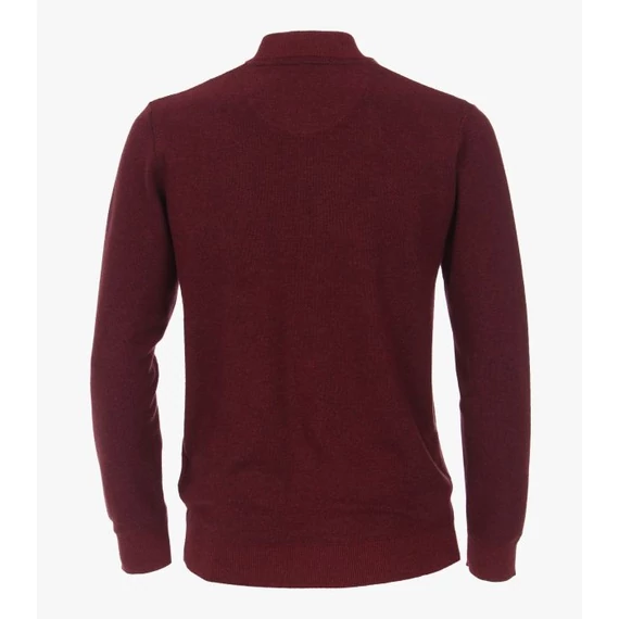 Casa Moda bordó férfi kardigán nagyméretben