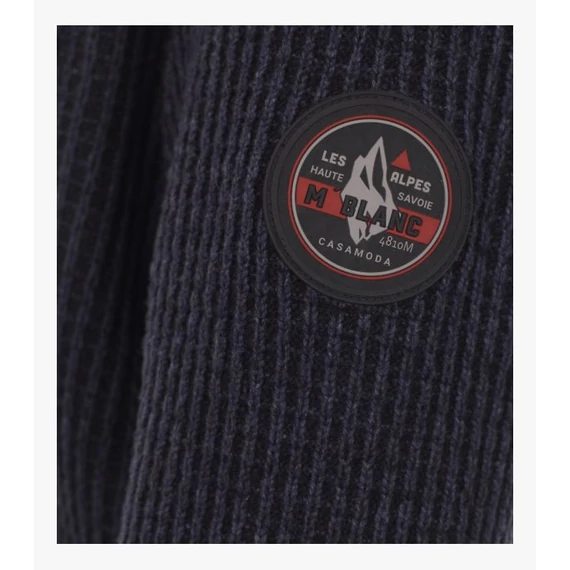 Casa Moda sötétkék férfi kardigán nagyméretben