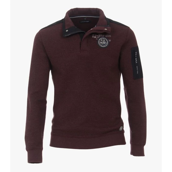 Casa Moda bordó pulóver Nagyméretben