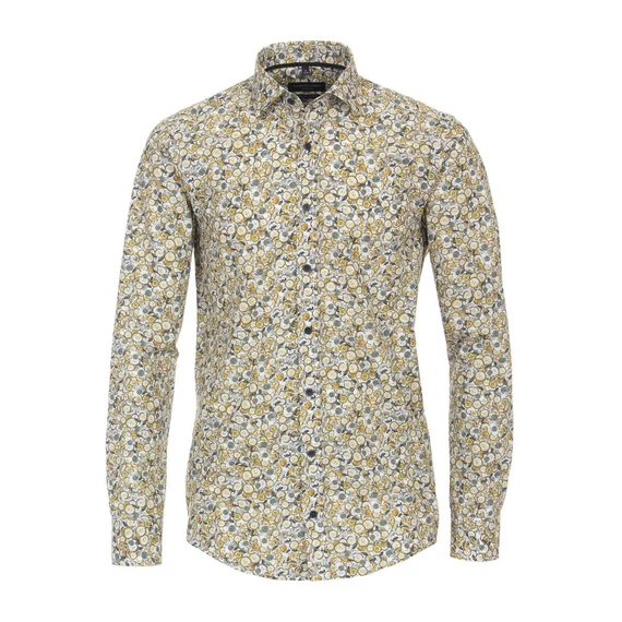 Casa Moda citrom mintás férfi ing nagyméretben