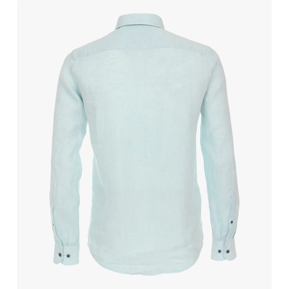 Casa Moda hosszú ujjú világoskék len férfi ing nagyméretben