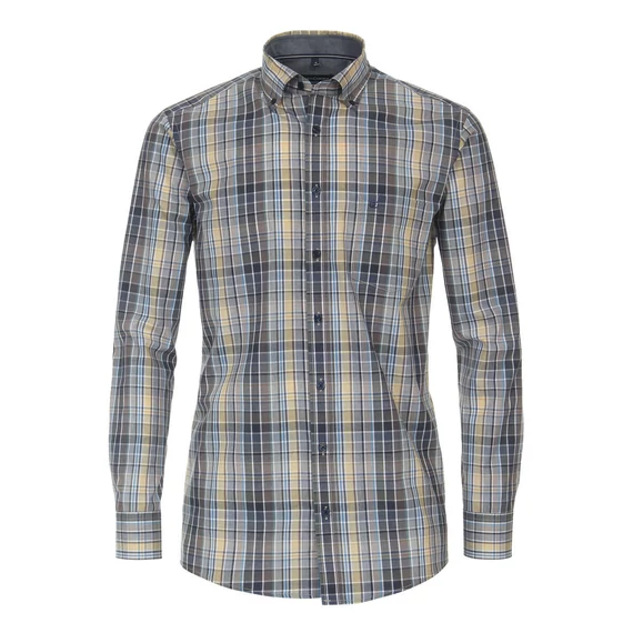 Casa Moda hosszú ujjú kockás férfi ing nagyméretben