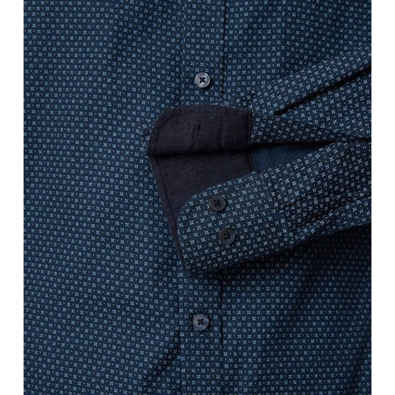 Casa Moda sötétkék hosszú ujjú férfi ing nagyméretben