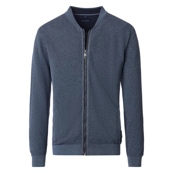 Casa Moda kék kardigán nagyméretben