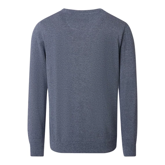 Casa Moda, kék pamut pulóver, nagyméretben