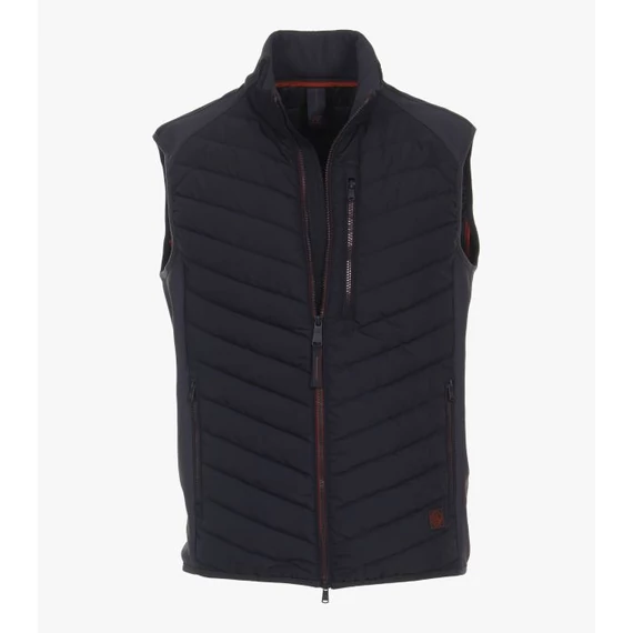 Casa Moda sötétkék mellény Nagyméretben