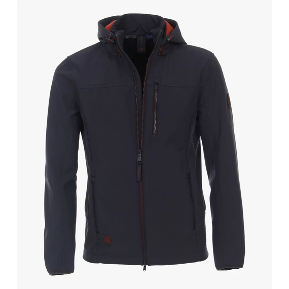 Casa Moda sötétkék férfi kabát Nagyméretben sofshell