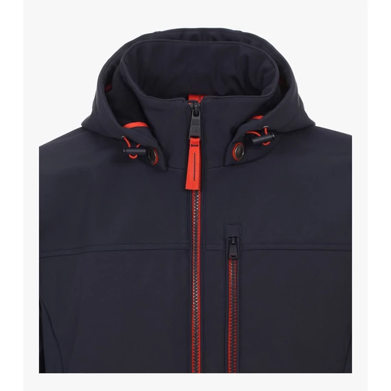 Casa Moda sötétkék férfi kabát Nagyméretben sofshell