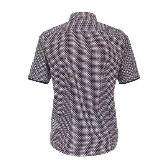 Casa Moda mintás rövid ujjú férfi ing nagyméretben