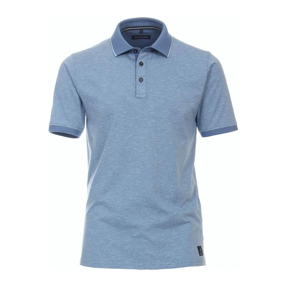 Casa Moda kék galléros férfi póló nagyméretben