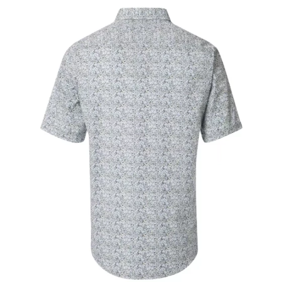 Casa Moda mintás rövid ujjú férfi ing nagyméretben