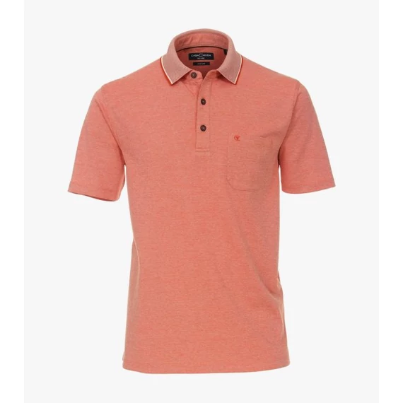 Casa Moda narancs galléros férfi póló nagyméretben