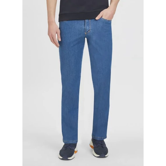 Club of Comfort kék férfi sztreccs farmer nadrág nagyméretben