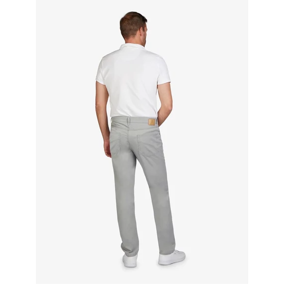 Club of Comfort szürke, 5 zsebes férfi nadrág nagyméretben