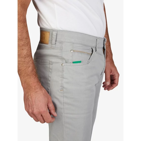 Club of Comfort szürke, 5 zsebes férfi nadrág nagyméretben