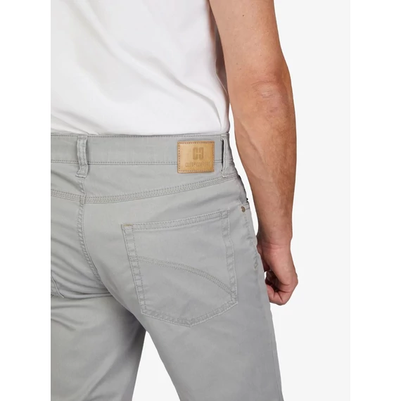 Club of Comfort szürke, 5 zsebes férfi nadrág nagyméretben