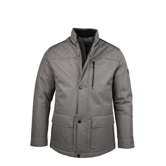 Gate One szürke kabát nagyméretben