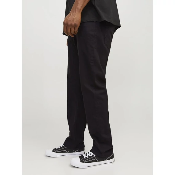 Jack & Jones fekete nadrág nagyméretben