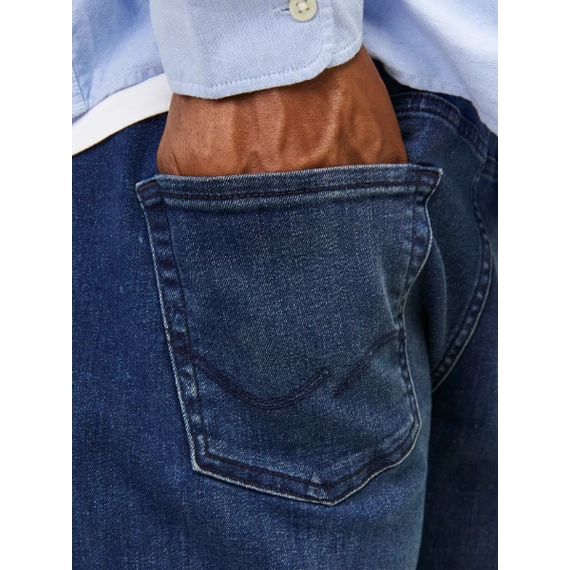 Jack & Jones Glenn sötétkék farmernadrág nagyméretben