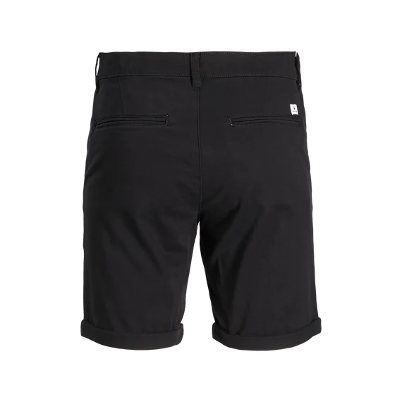 Jack & Jones fekete Chino rövidnadrág nagyméretben
