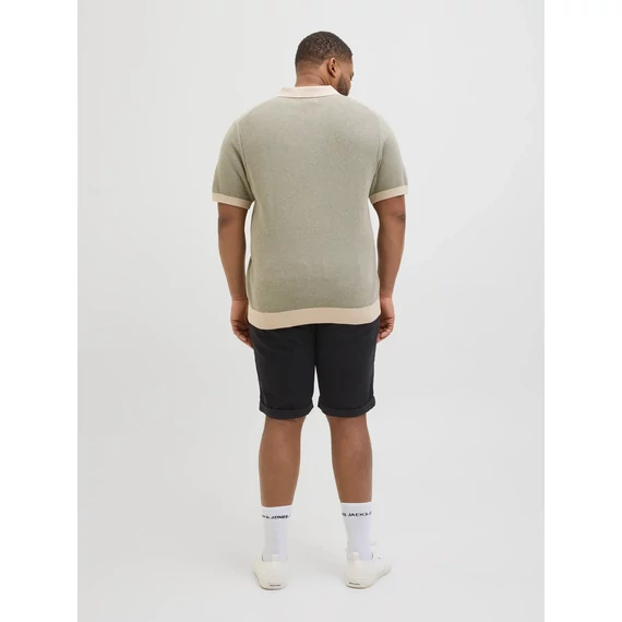 Jack & Jones fekete Chino rövidnadrág nagyméretben