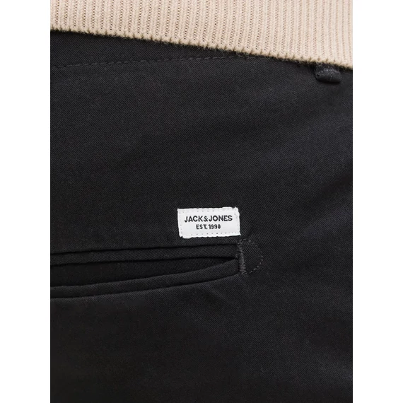 Jack & Jones fekete Chino rövidnadrág nagyméretben