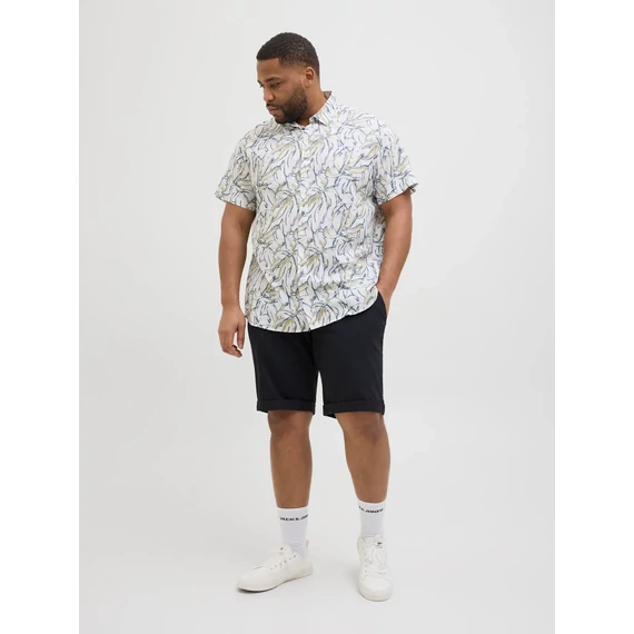 Jack & Jones sötétkék Chino rövidnadrág nagyméretben