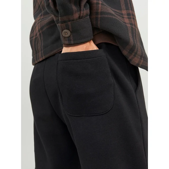 Jack & Jones fekete melegítőnadrág nagyméretben