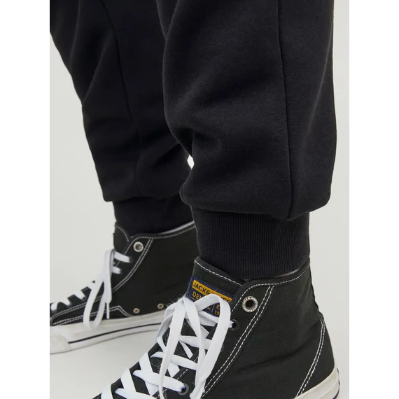 Jack & Jones fekete melegítőnadrág nagyméretben