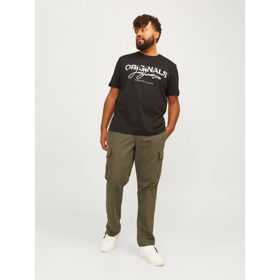 Jack & Jones zöld oldalzsebes nadrág nagyméretben