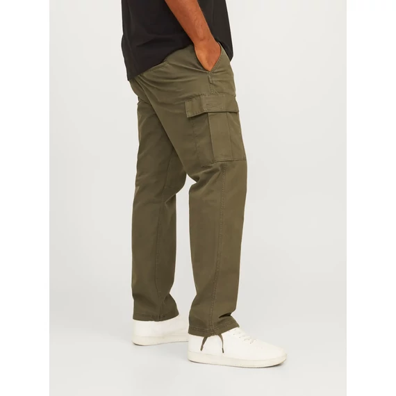 Jack & Jones zöld oldalzsebes nadrág nagyméretben