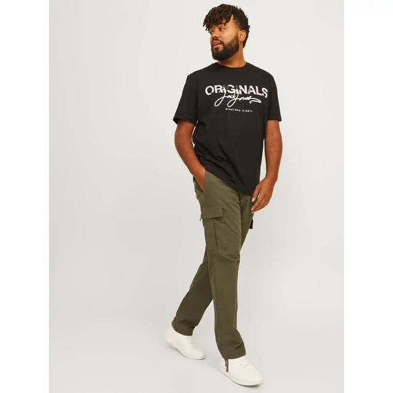 Jack & Jones zöld oldalzsebes nadrág nagyméretben