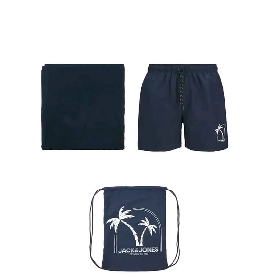 Jack & Jones sötétkék strand szett nagyméretben