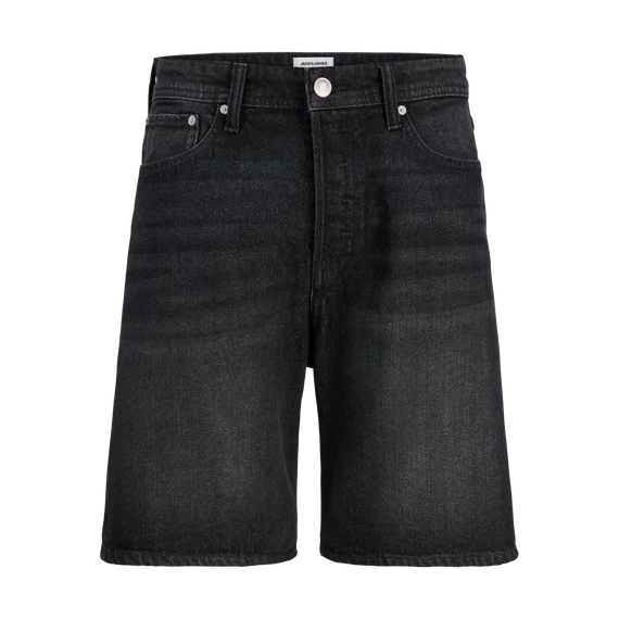 Jack & Jones fekete farmer rövidnadrág nagyméretben