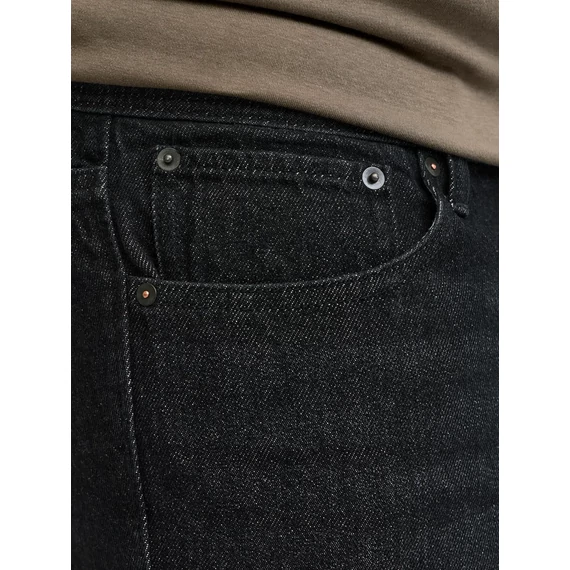 Jack & Jones fekete farmer rövidnadrág nagyméretben