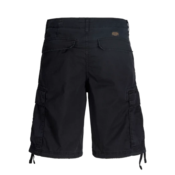 Jack & Jones fekete cargo rövidnadrág nagyméretben