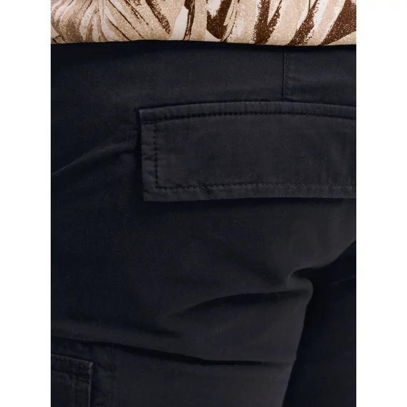 Jack & Jones fekete cargo rövidnadrág nagyméretben