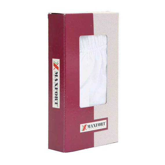 Maxfort fehér alsónadrág nagyméretben, nyílással ellátott