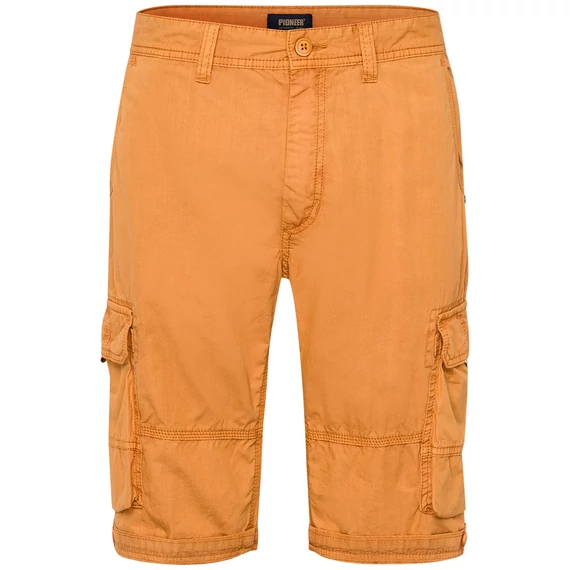 Pioneer okkersárga oldalzsebes férfi rövidnadrág nagyméretben