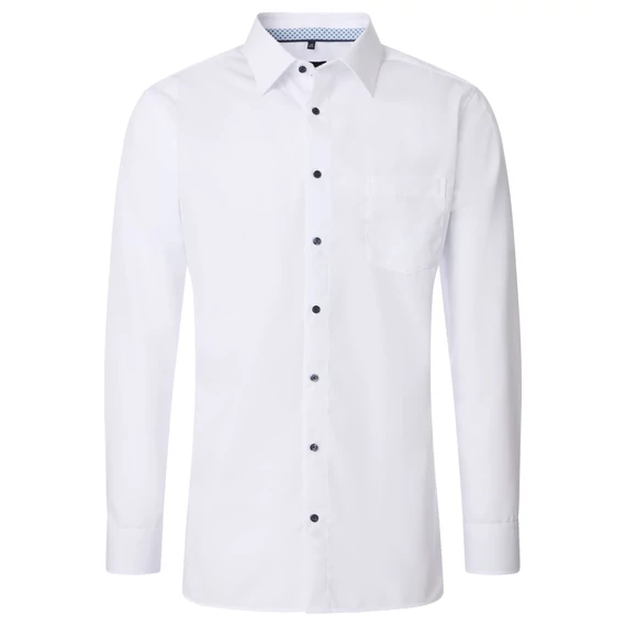 Casa Moda fehér hosszú ujjú 72 cm férfi elegáns ing nagyméretben