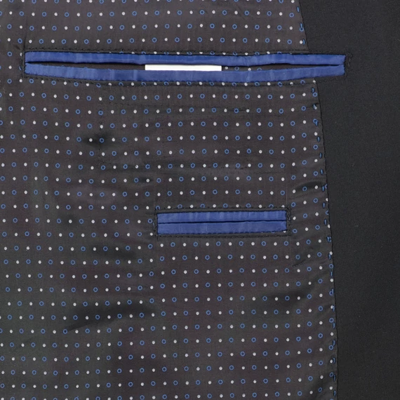 Weis fekete öltöny zakó nagyméretben belső zseb