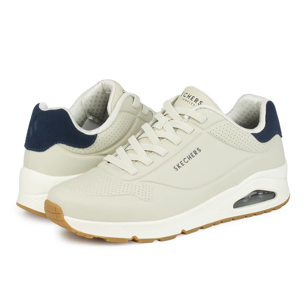 Skechers Uno - Tailored Air bézs férfi cipő nagyméretben