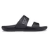 Crocs classic pántos fekete papucs nagyméretben